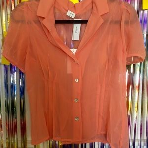 Sheer Wilfred button up Blouse